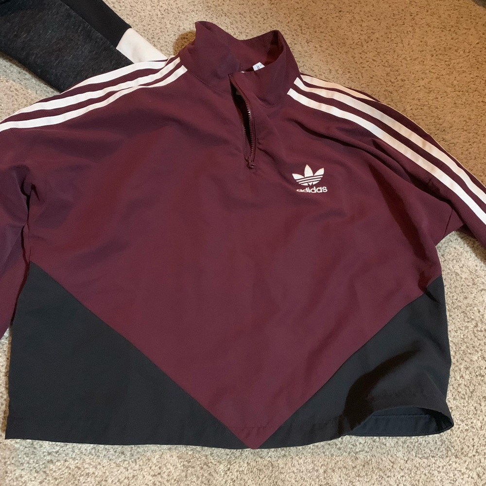 Adidas crop track jacket XS Womens